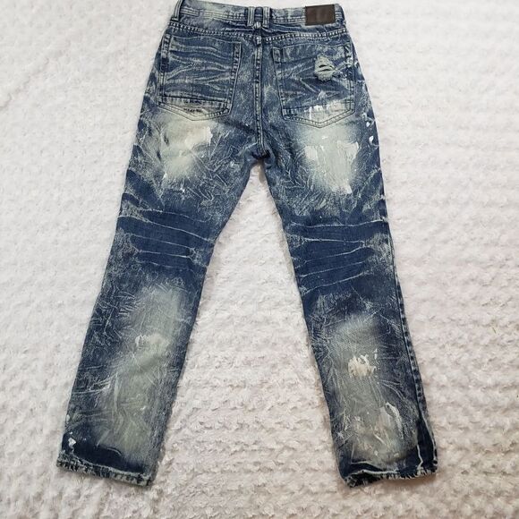 GS 115 size 18 boys distressed acid wash jeans - Picture 3 of 10